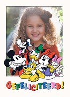 Mickey and Friends foto verjaardagskaart